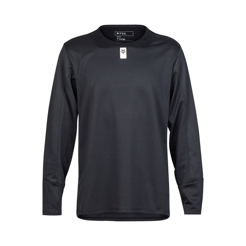 Koszulka Rowerowa Z Długim Rękawem Fox Junior Defend Black | RideHub