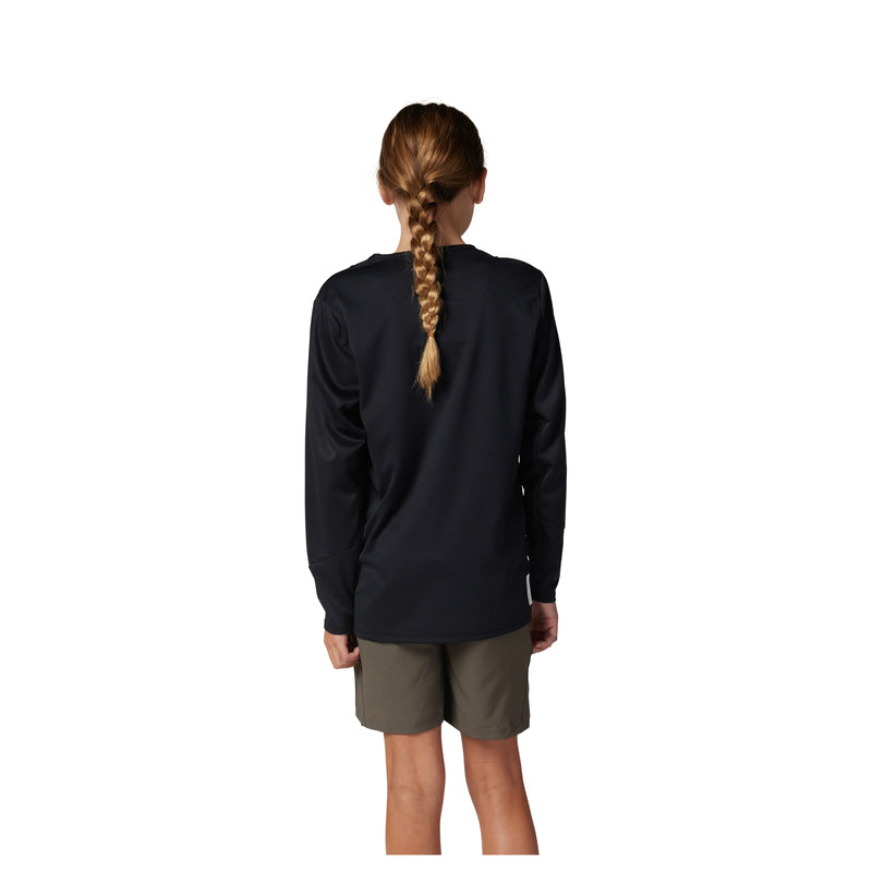 Koszulka Rowerowa Z Długim Rękawem Fox Junior Defend Black | RideHub