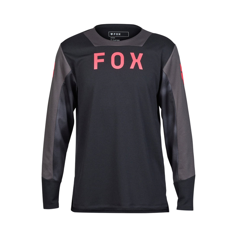 Koszulka Z Długim Rękawem Fox Junior Defend LS Jersey Taunt Black | RideHub