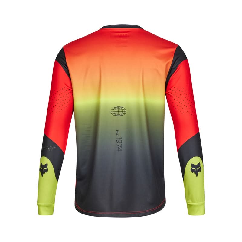 Koszulka Rowerowa Z Długim Rękawem Fox Junior Ranger Revise Red/Yellow | RideHub