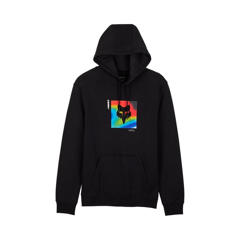 Bluza Z Kapturem Fox Scans Fleece Black L