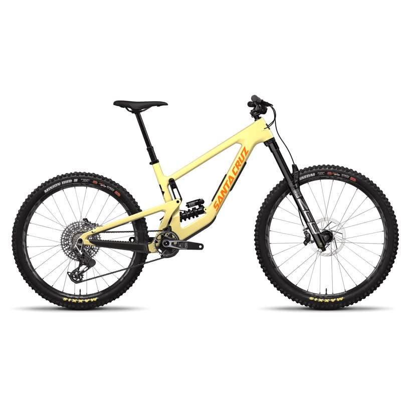 Rower Santa Cruz Nomad 6 Cc Mx 24 X0 Axs Coil Gloss Marigold Yellow M