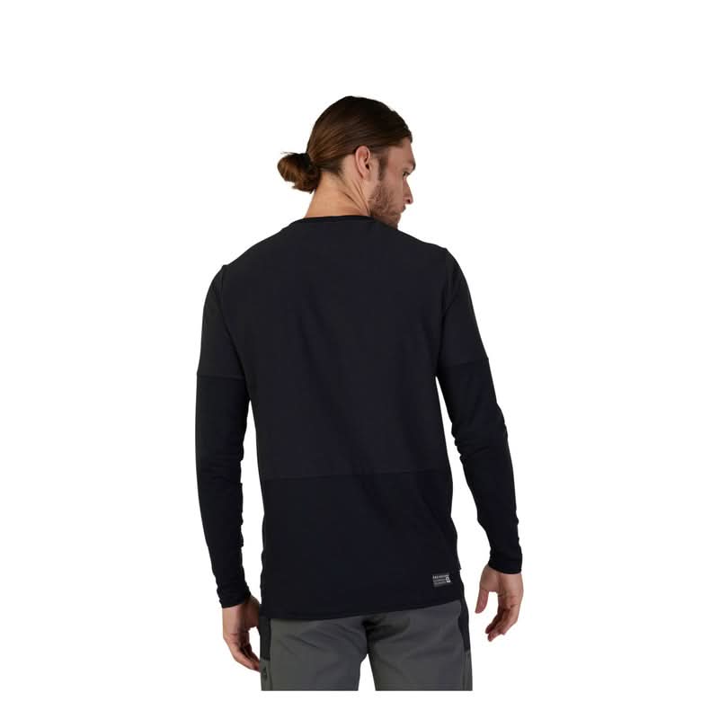 Koszulka Rowerowa Z Długim Rękawem Fox Defend Thermal Black | RideHub