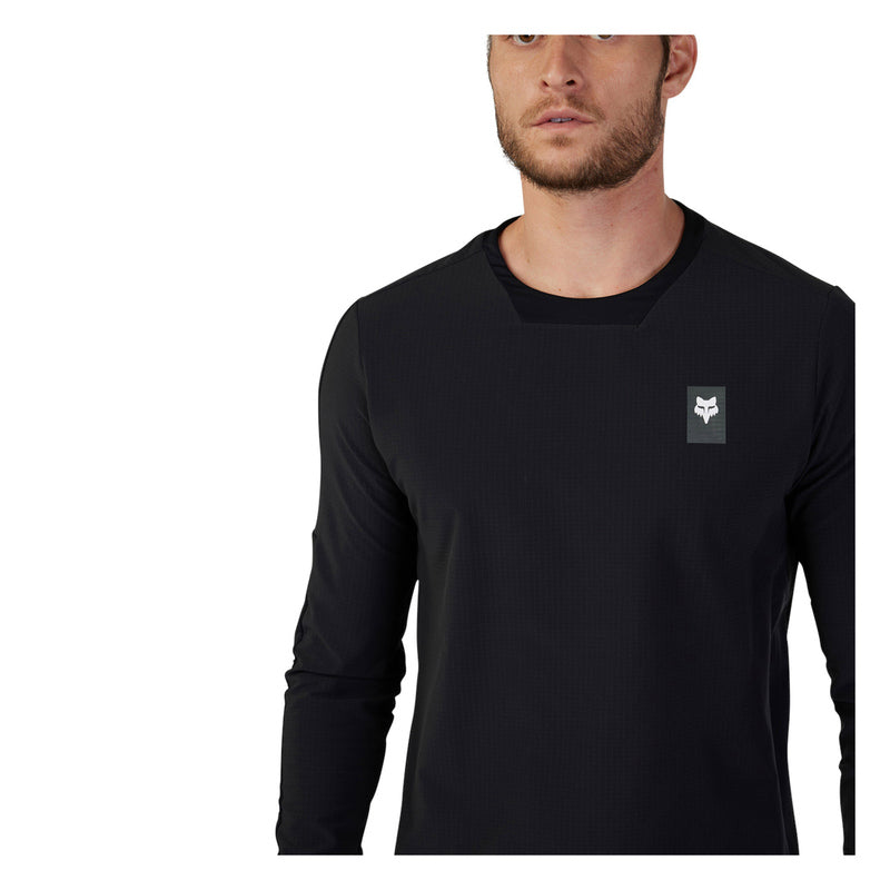Koszulka Rowerowa Z Długim Rękawem Fox Defend Thermal Black | RideHub