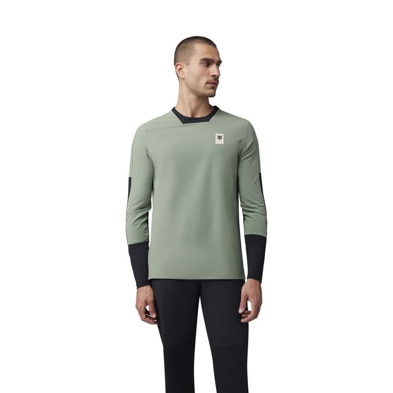 Koszulka Rowerowa Z Długim Rękawem Fox Defend Thermal Moss | RideHub