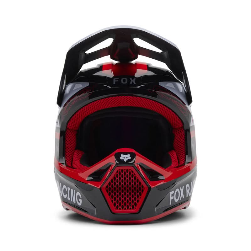 Kask Fox V1 Race Spec Fluo Red