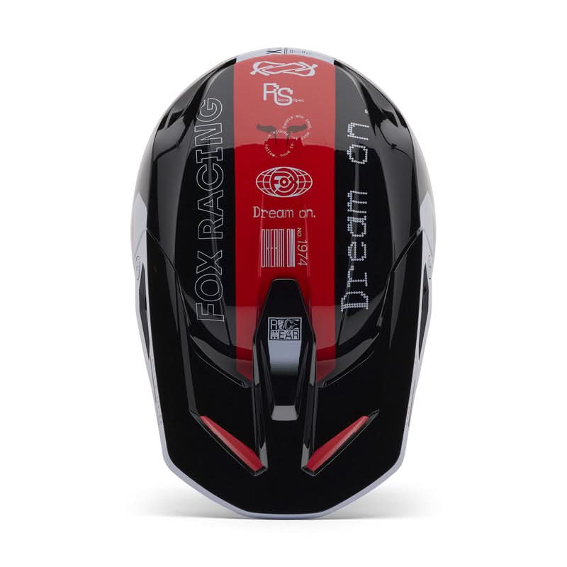 Kask Fox V1 Race Spec Fluo Red