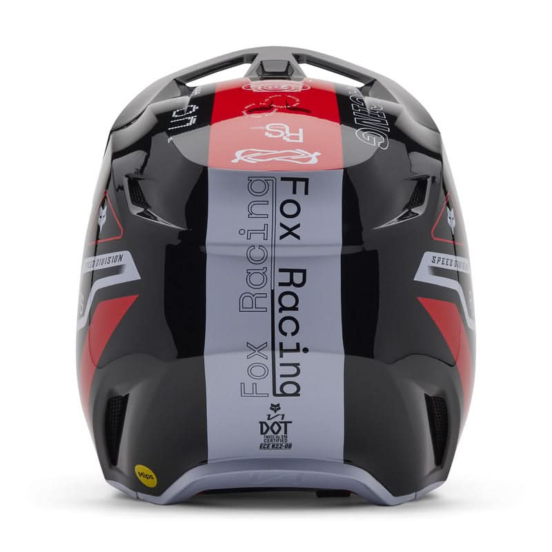 Kask Fox V1 Race Spec Fluo Red