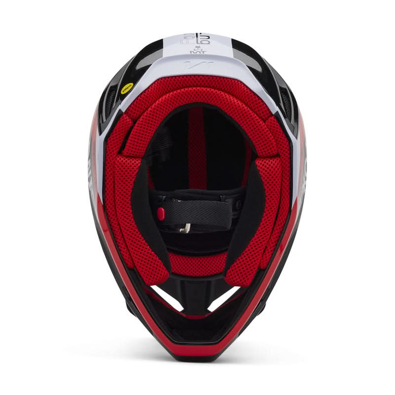 Kask Fox V1 Race Spec Fluo Red