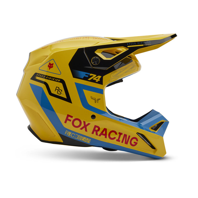 Kask Fox V1 Race Spec Pale Yellow