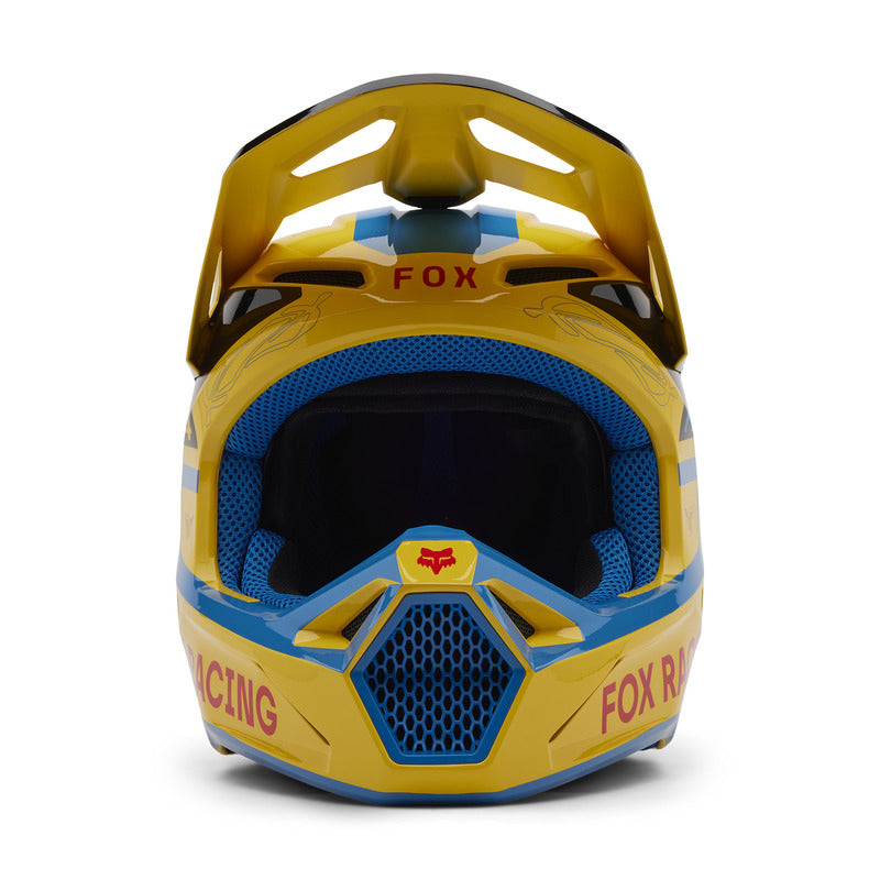 Kask Fox V1 Race Spec Pale Yellow