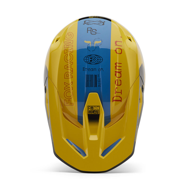 Kask Fox V1 Race Spec Pale Yellow