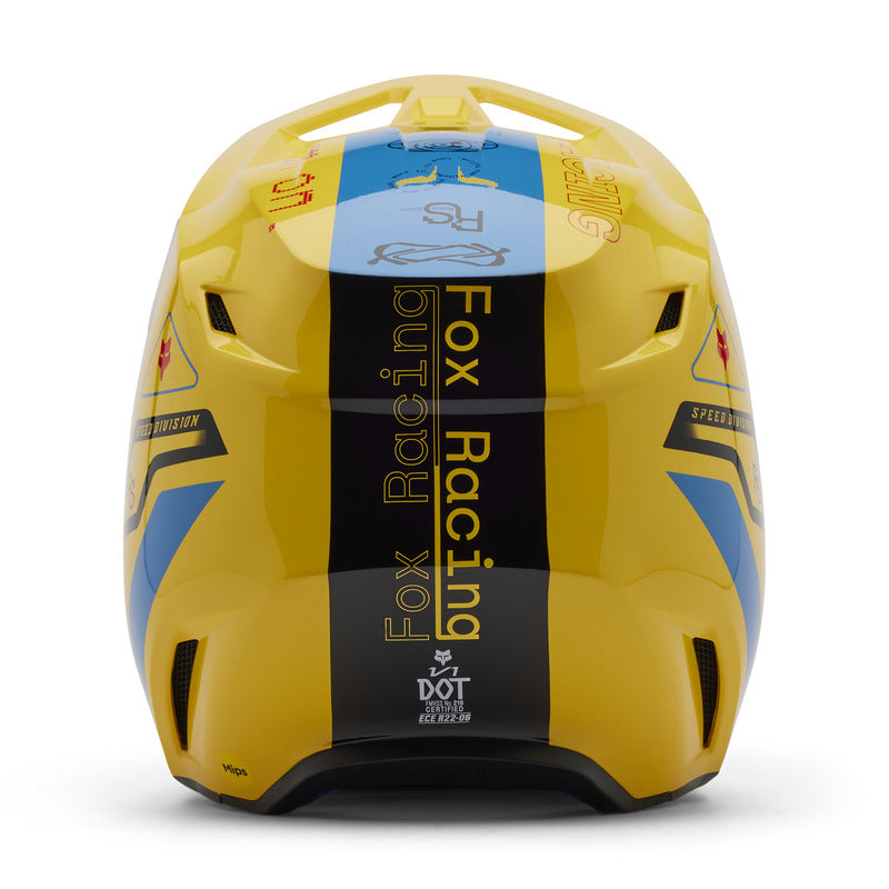 Kask Fox V1 Race Spec Pale Yellow