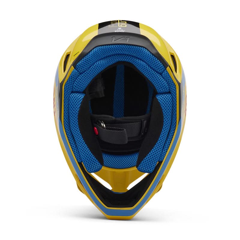 Kask Fox V1 Race Spec Pale Yellow