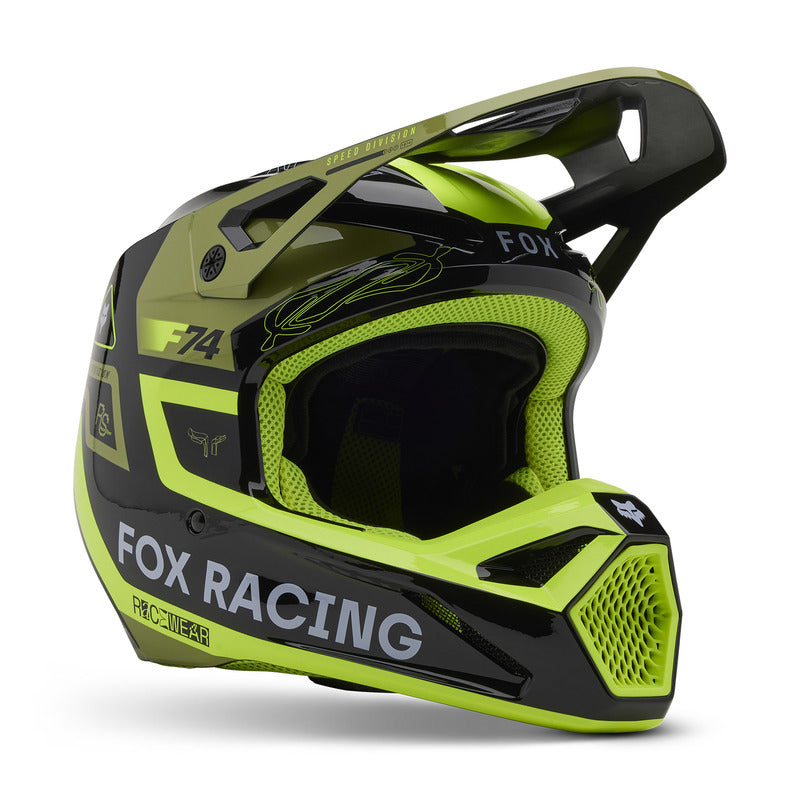 Kask Fox V1 Race Spec Pale Green