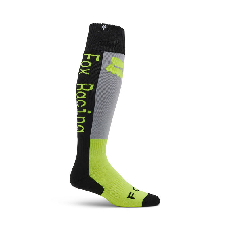 Skarpety Fox 180 Lean Sock Grey/Yellow | RideHub