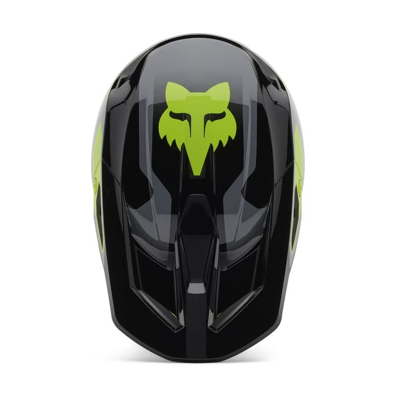Kask Fox Junior V1 Lean Grey/Yellow