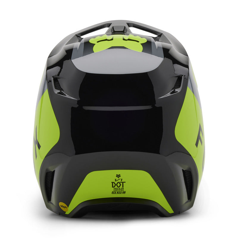 Kask Fox Junior V1 Lean Grey/Yellow