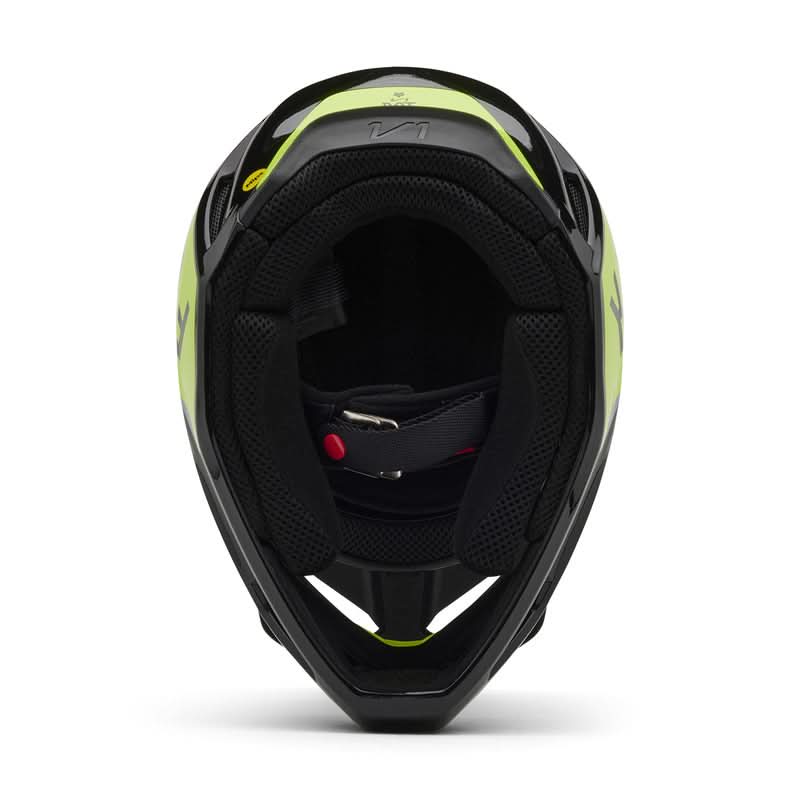 Kask Fox Junior V1 Lean Grey/Yellow