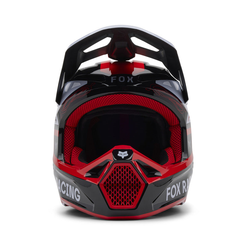 Kask Fox Junior V1 Race Spec Fluo Red