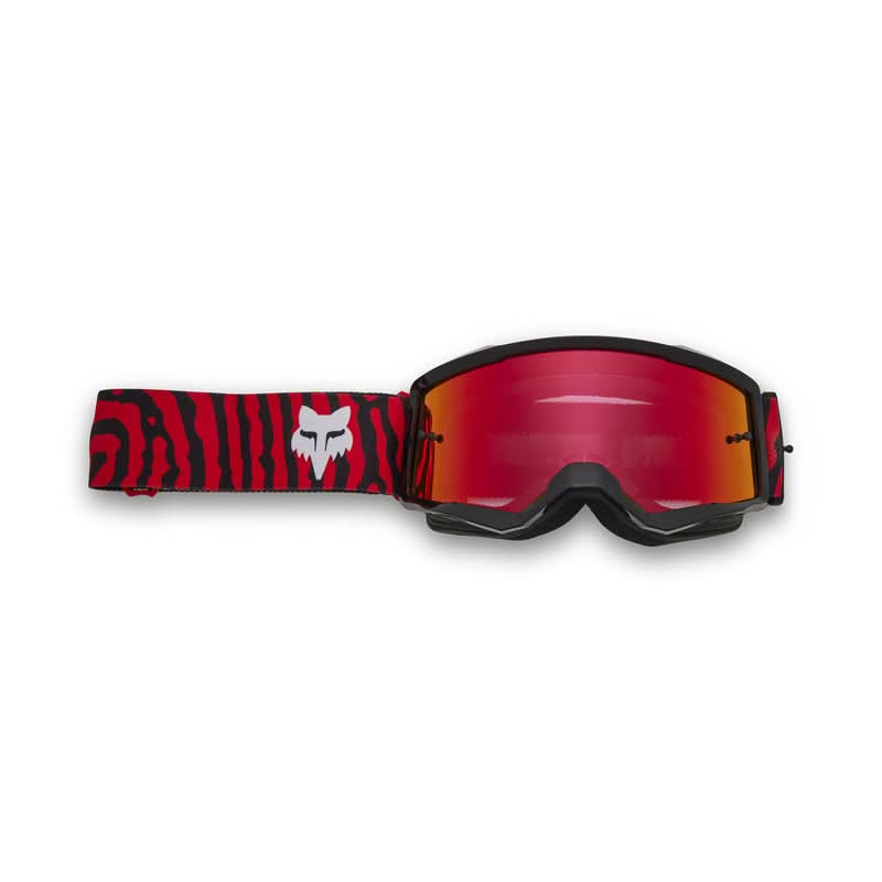 Gogle Fox Junior Main Impresn Ggl-Sparkfluorescent Red