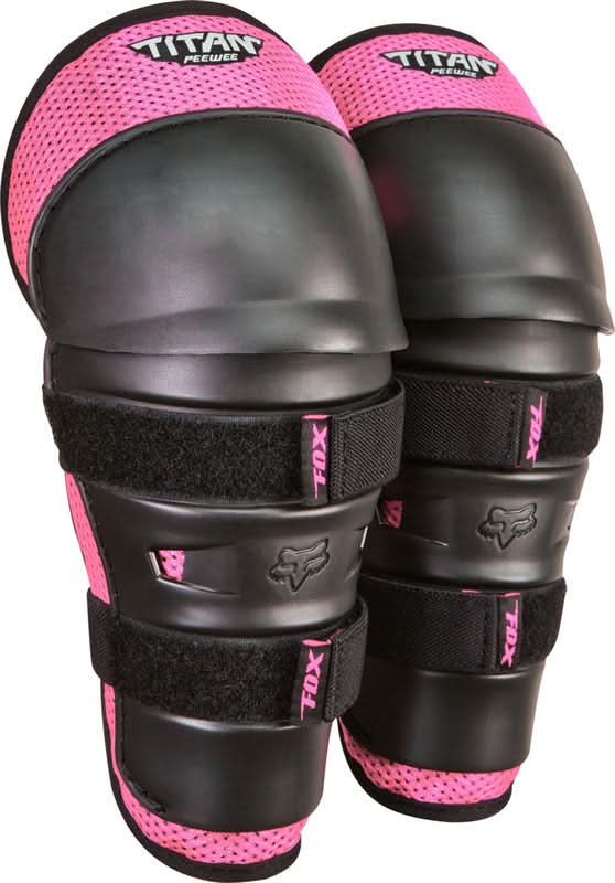 Ochraniacz Kolan Fox Junior Peewee Titan Knee/Shin Grd Black/Pink Os