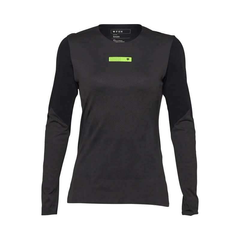 Koszulka Rowerowa Z Długim Rękawem Fox Lady Rawtec Black | RideHub