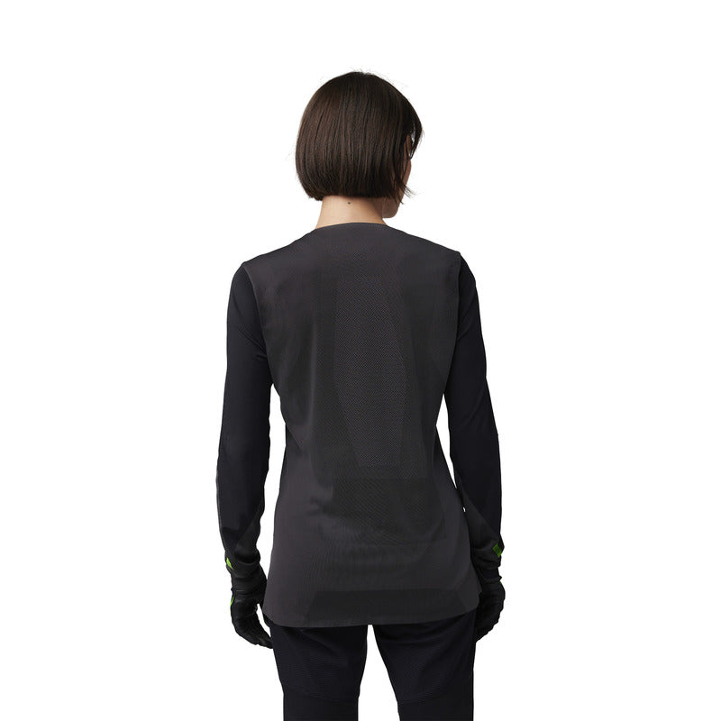 Koszulka Rowerowa Z Długim Rękawem Fox Lady Rawtec Black | RideHub