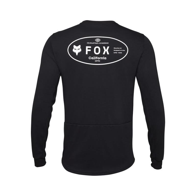 Koszulka Rowerowa Z Długim Rękawem Fox Ranger Dr MD Black | RideHub