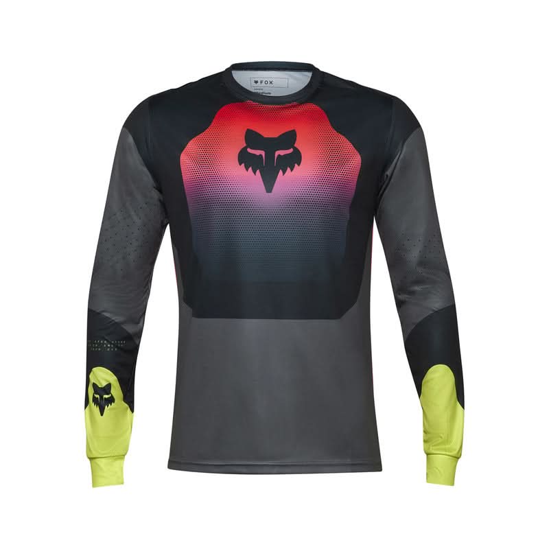 Koszulka Rowerowa Z Długim Rękawem Fox Ranger Revise Black/Pink | RideHub