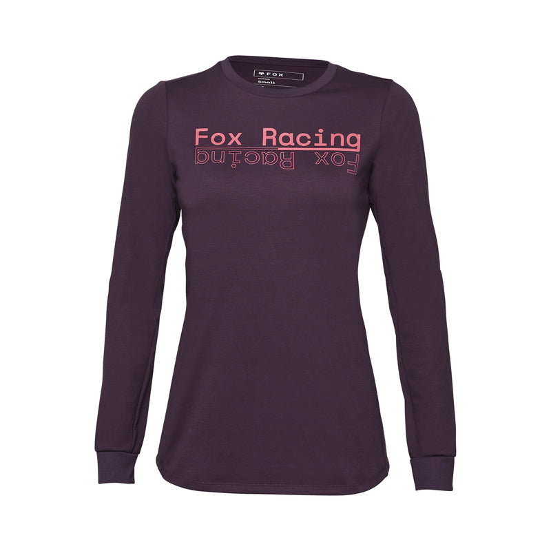 Koszulka Rowerowa Z Długim Rękawem Fox Lady Ranger Dr Md Dark Purple | RideHub