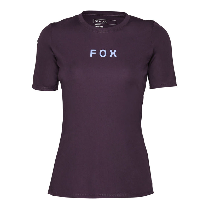 Koszulka Rowerowa Fox Lady Ranger Wordmark Dark Purple | RideHub