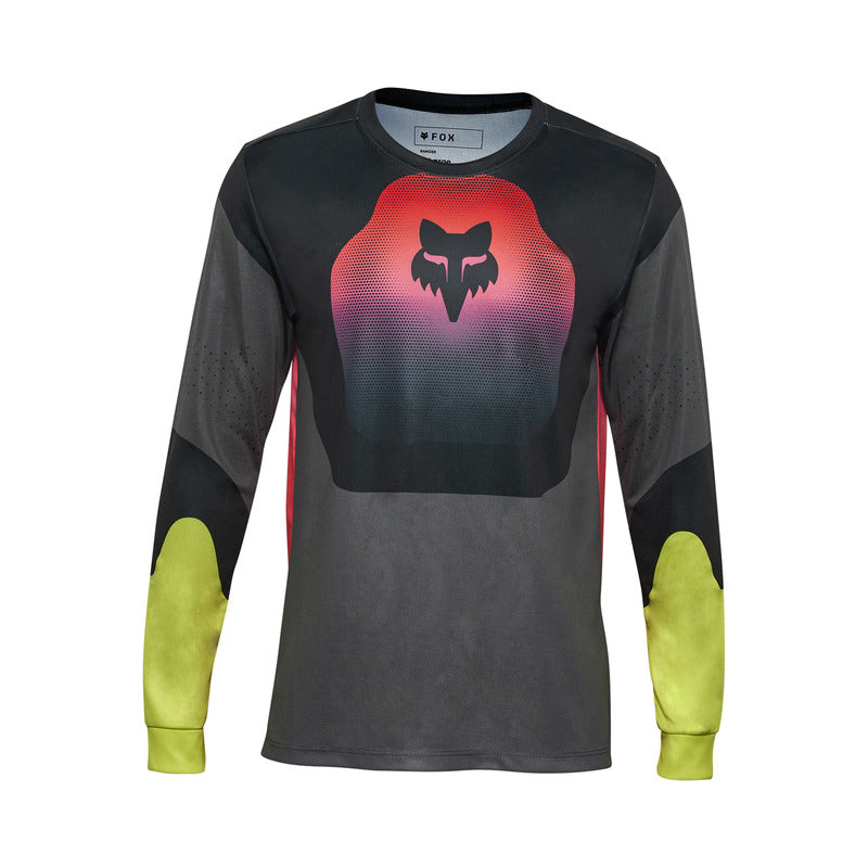 Koszulka Rowerowa Z Długim Rękawem Fox Junior Ranger Revise Black/Pink | RideHub