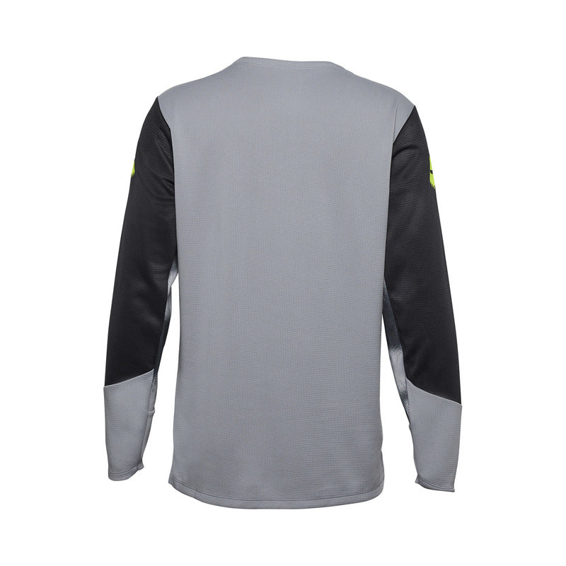 Koszulka Rowerowa Z Długim Rękawem Fox Junior Defend Taunt Steel Grey | RideHub