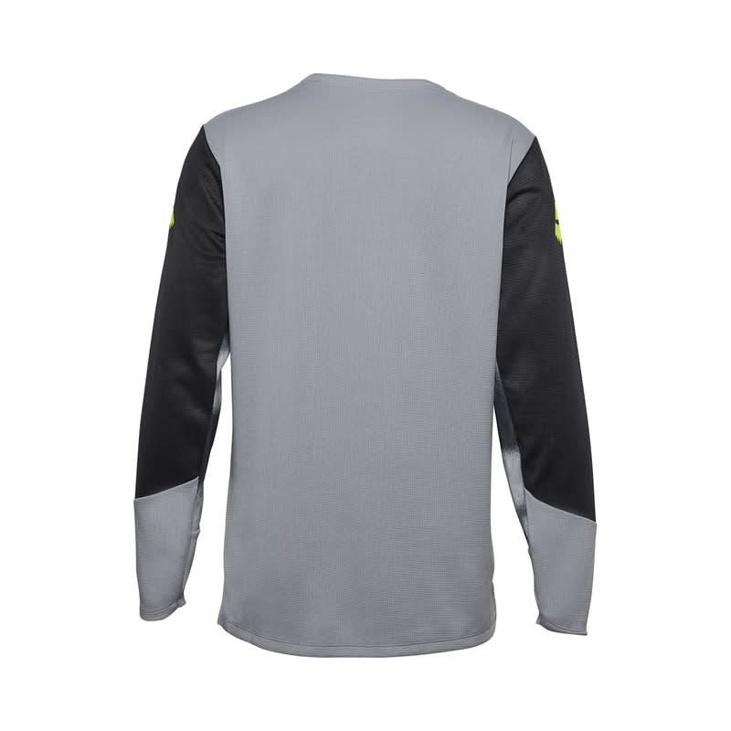 Koszulka Rowerowa Z Długim Rękawem Fox Junior Defend Taunt Steel Grey | RideHub