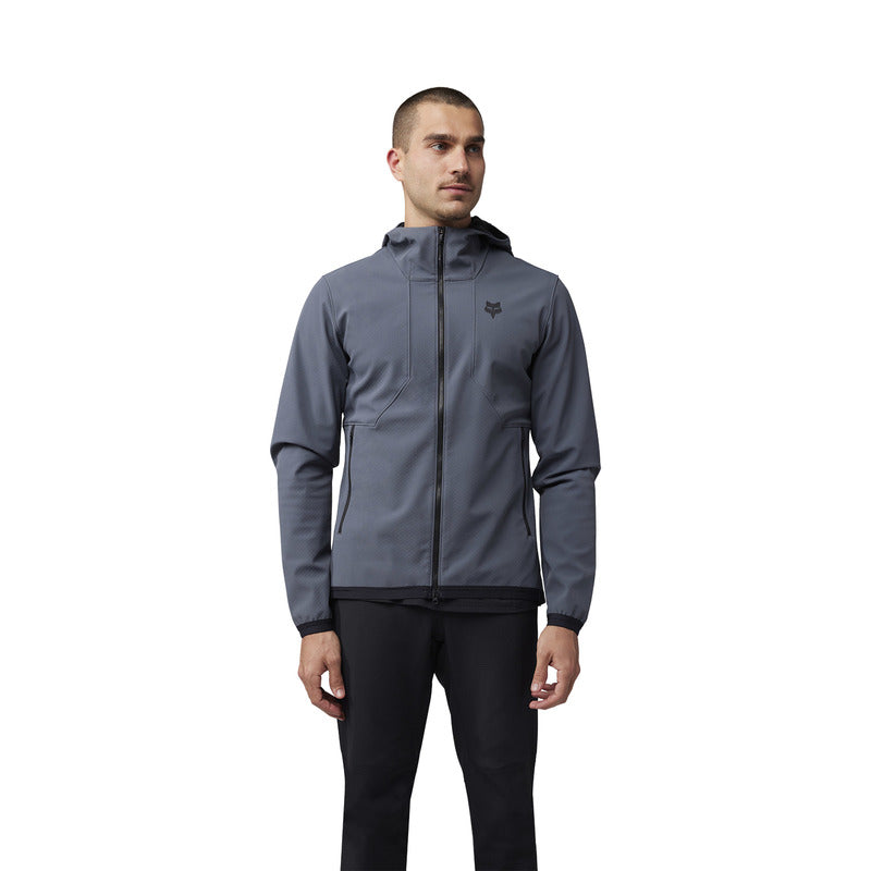 Bluza Rowerowa Z Kapturem Fox Ranger Fire Graphite