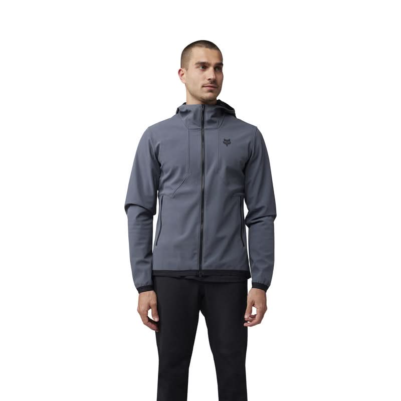 Bluza Rowerowa Z Kapturem Fox Ranger Fire Graphite