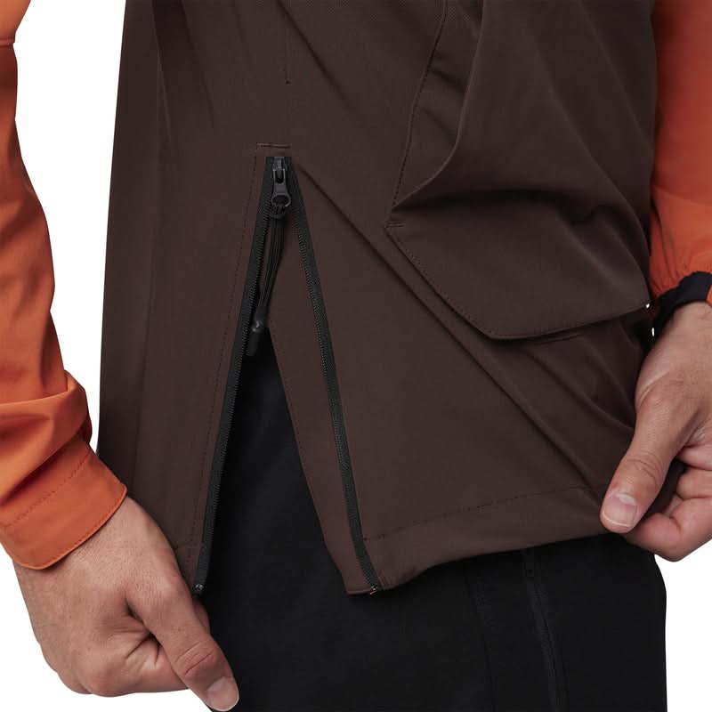Bluza Rowerowa Z Kapturem Fox Ranger Wind Pullover Atomic Orange