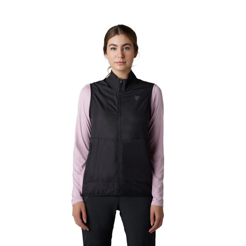 Kamizelka Przeciwdeszczowa Fox Lady Ranger Wind Black
