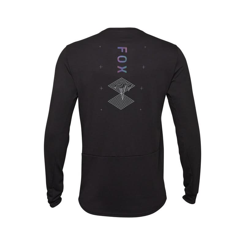 Koszulka Rowerowa Z Długim Rękawem Fox Ranger Dr Md Lunar Black | RideHub