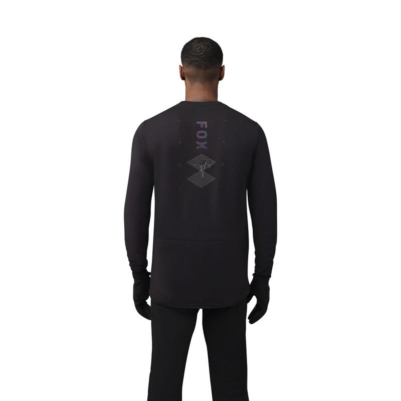 Koszulka Rowerowa Z Długim Rękawem Fox Ranger Dr Md Lunar Black | RideHub