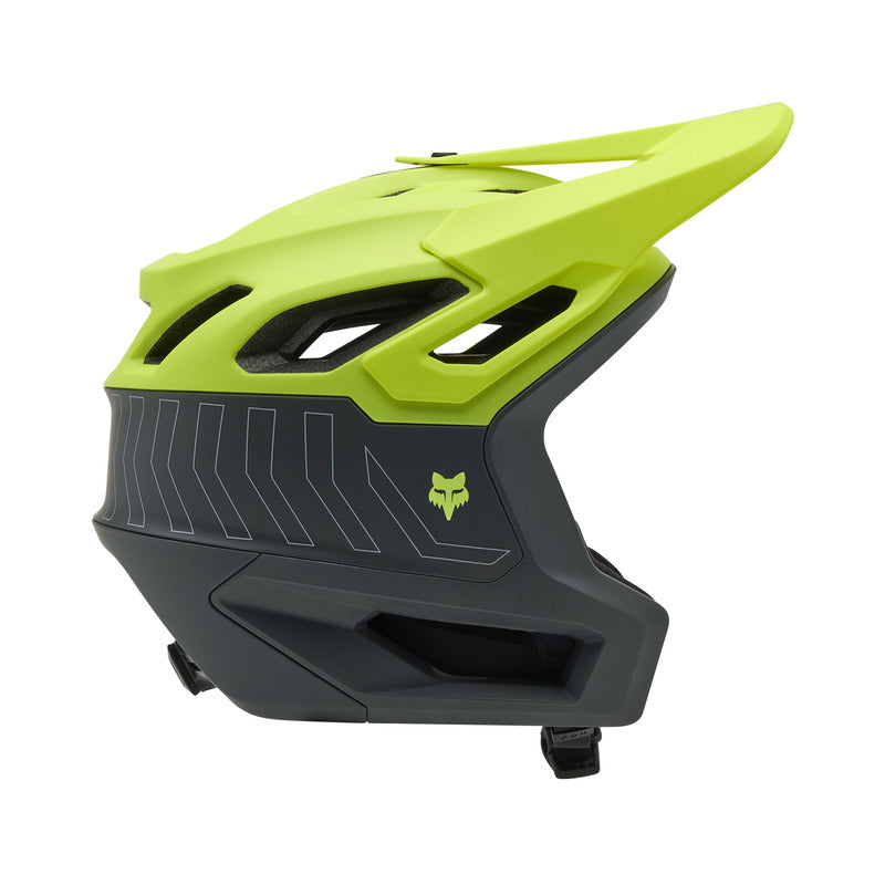 Kask Rowerowy Fox Dropframe Pro Runn Fluo Yellow