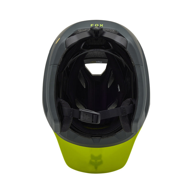 Kask Rowerowy Fox Dropframe Pro Runn Fluo Yellow