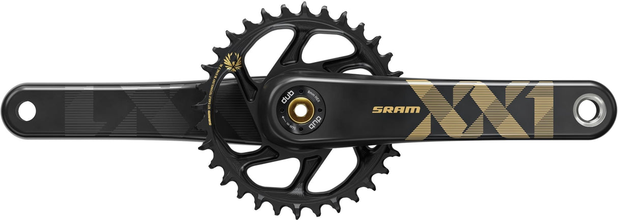 SRAM Crankset XX1 Eagle DUB 12s 175 w Direct Mount 34T X-SYNC 2 Chainring Grey (