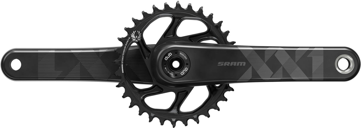 SRAM Crankset XX1 Eagle DUB 12s 175 w Direct Mount 34T X-SYNC 2 Chainring Grey (