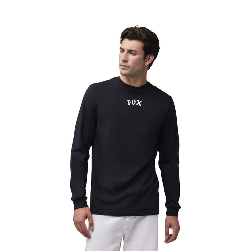 Koszulka Z Długim Rękawem Fox Race Crew Prem Tee Black | RideHub