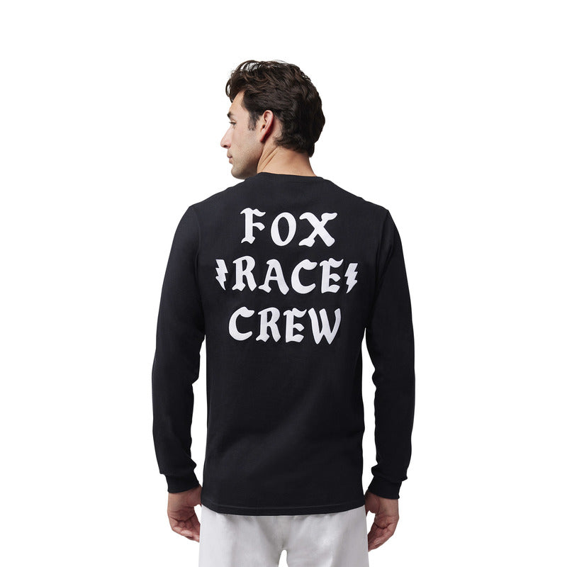 Koszulka Z Długim Rękawem Fox Race Crew Prem Tee Black | RideHub