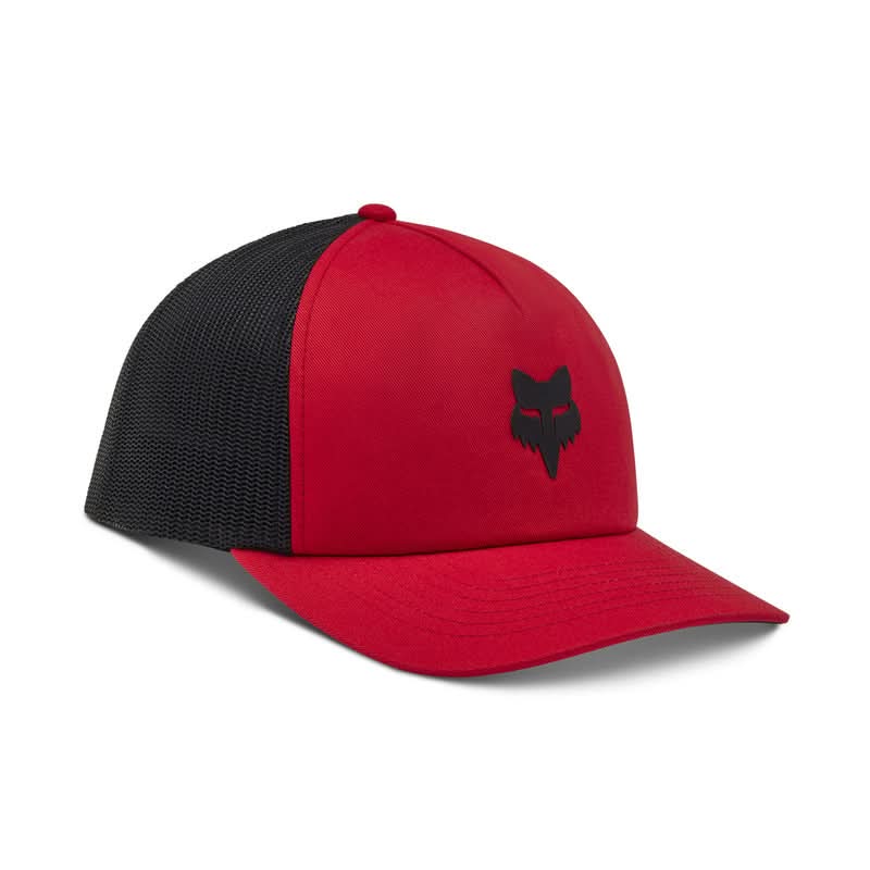Czapka Z Daszkiem Fox Fox Head Trucker Flame Red