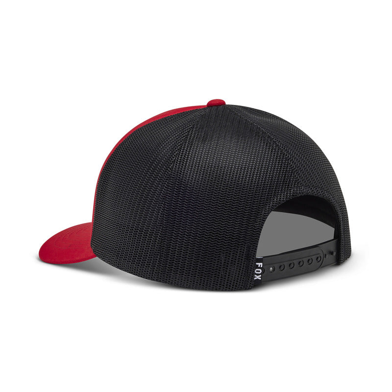 Czapka Z Daszkiem Fox Fox Head Trucker Flame Red