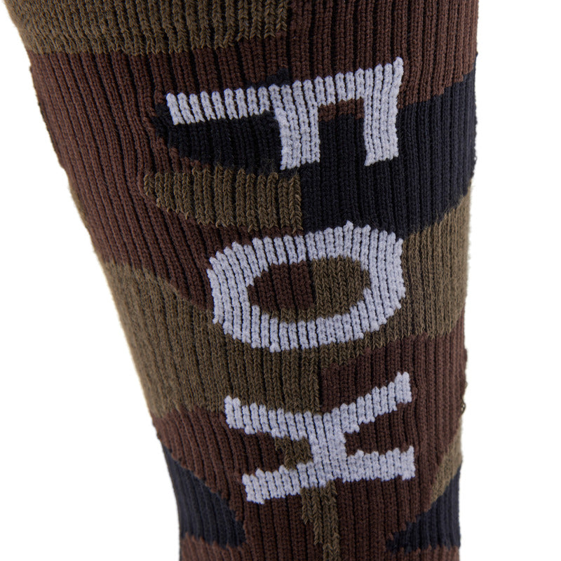 Skarpety Fox Camo Crew Sock Green Camo | RideHub